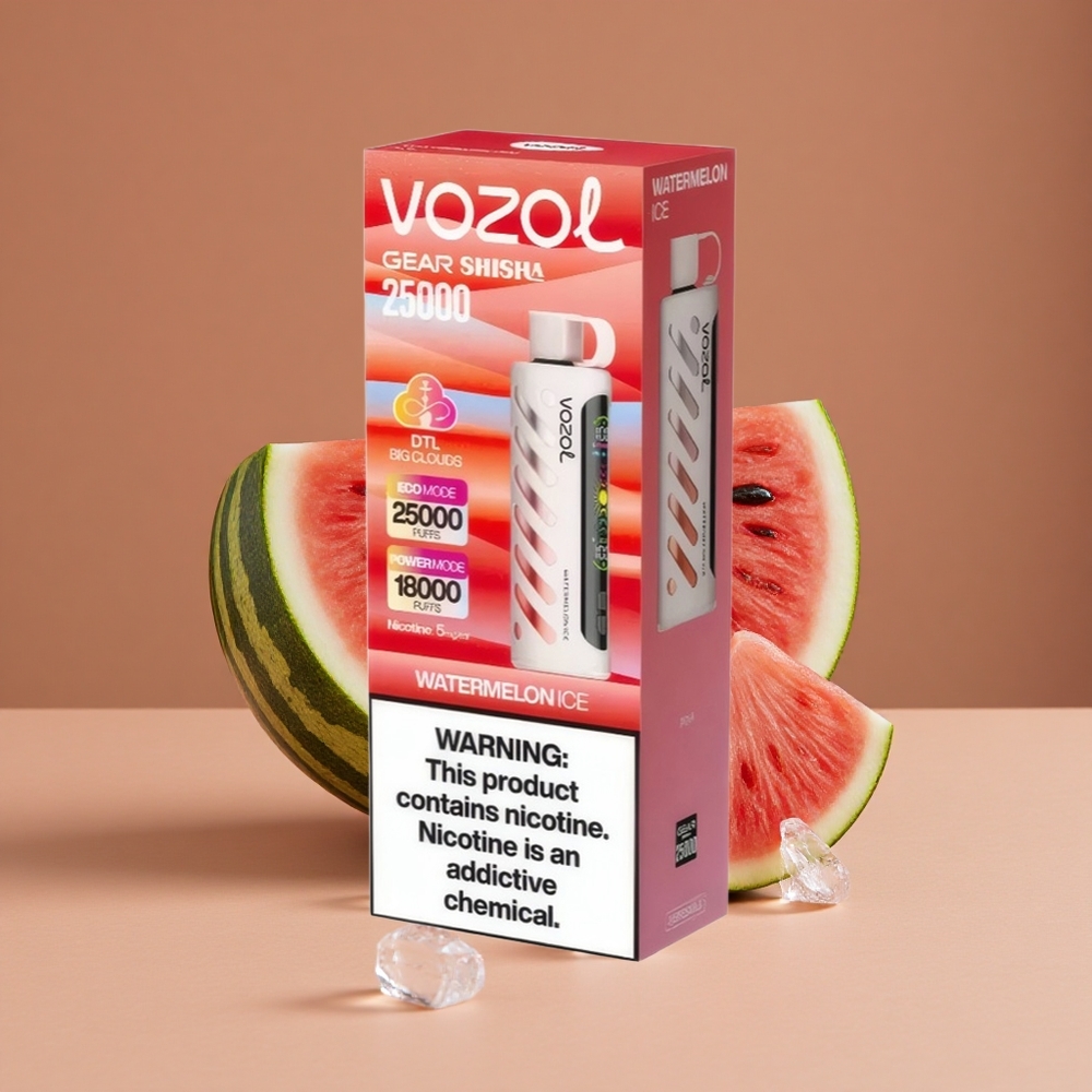 VOZOL Gear Shisha 25000 Puffs Vape Desechable Sandía Hielo