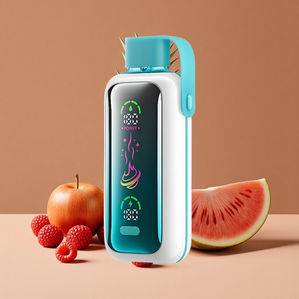VOZOL Star 20000 Puffs Vape Desechable Frambuesa Manzana Sandía Piña con Pantalla HD 22