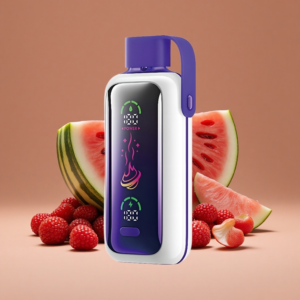 VOZOL Star 20000 Puffs Vape Desechable Frambuesa Sandía Pantalla HD Espejo