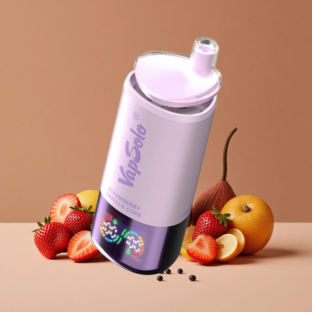 VapSolo Triple 30000 Puffs Desechable Fresa Vainilla Coca-Cola con 40ml de E-Líquido