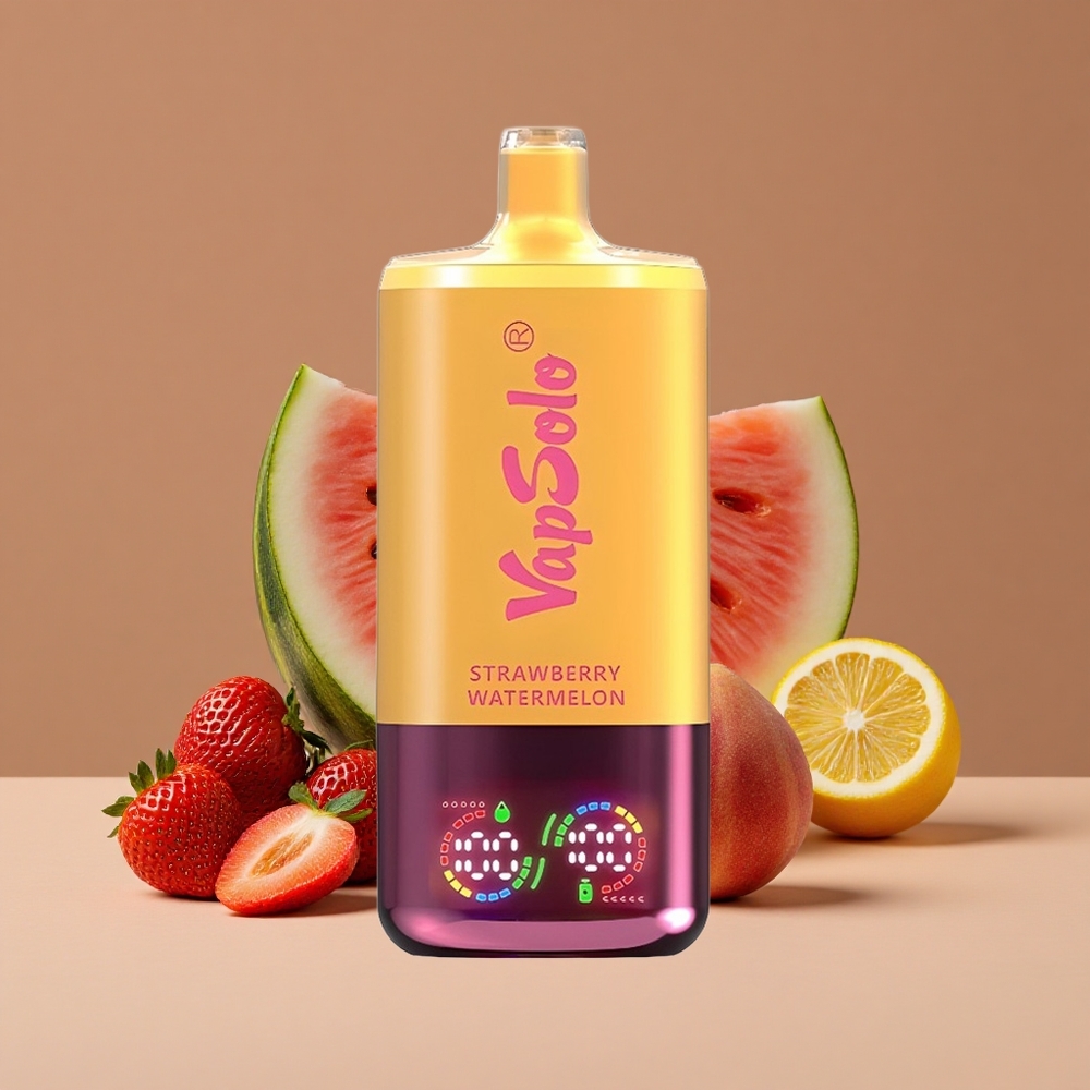VapSolo Triple 30000 Puffs Fresa Sandía  Melocotón Limón con 40ml