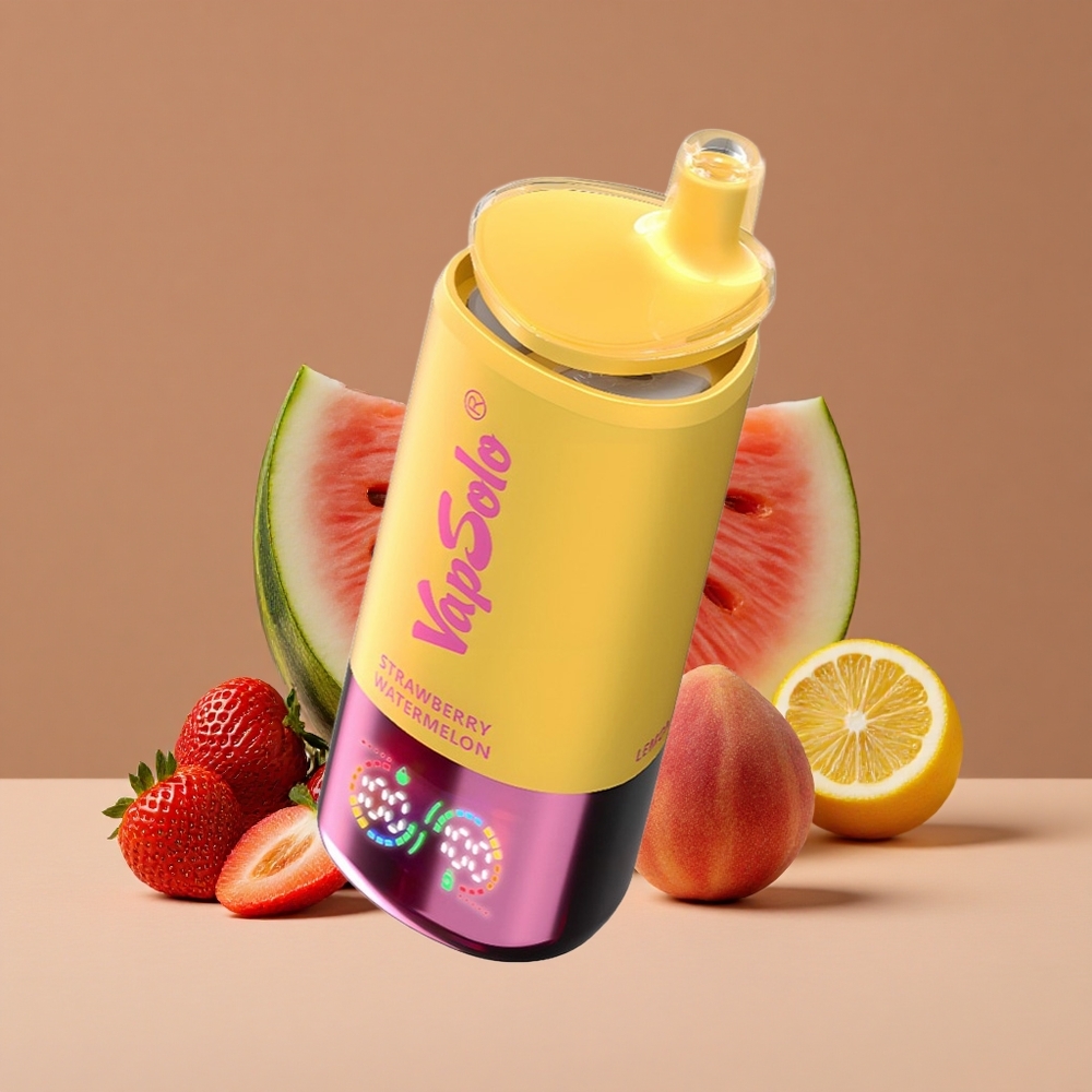 VapSolo Triple 30000 Puffs Fresa Sandía  Melocotón Limón con 40ml