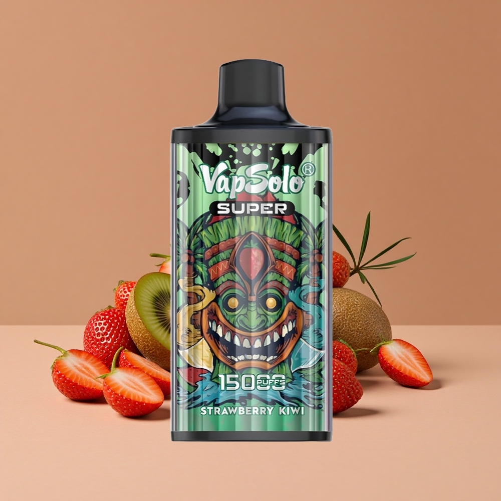 Vapsolo Super 15000 Puffs Fresa Kiwi con Batería de 850mah Malla