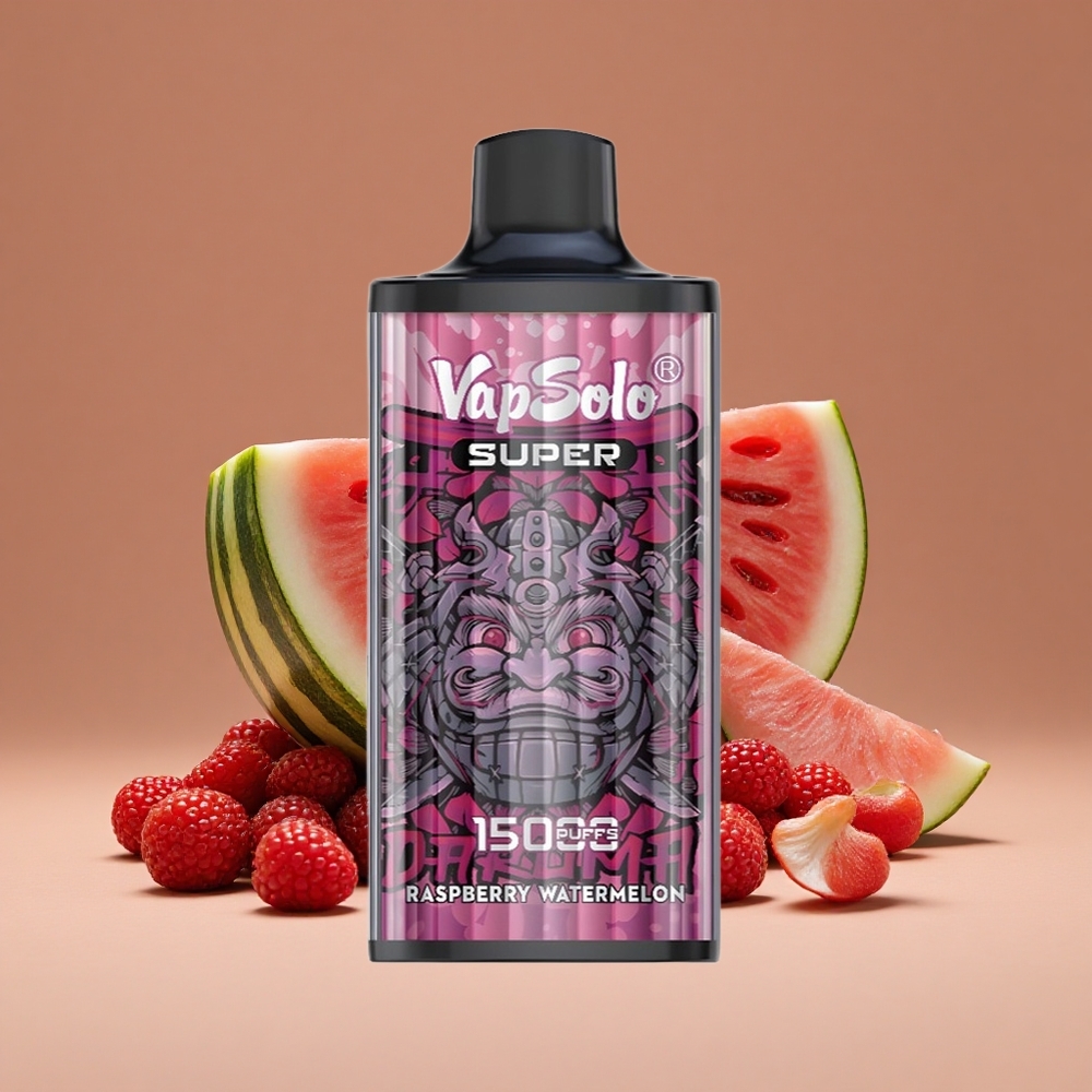 Vapsolo Super 15000 Puffs Vape Desechable Frambuesa Sandía 40ml