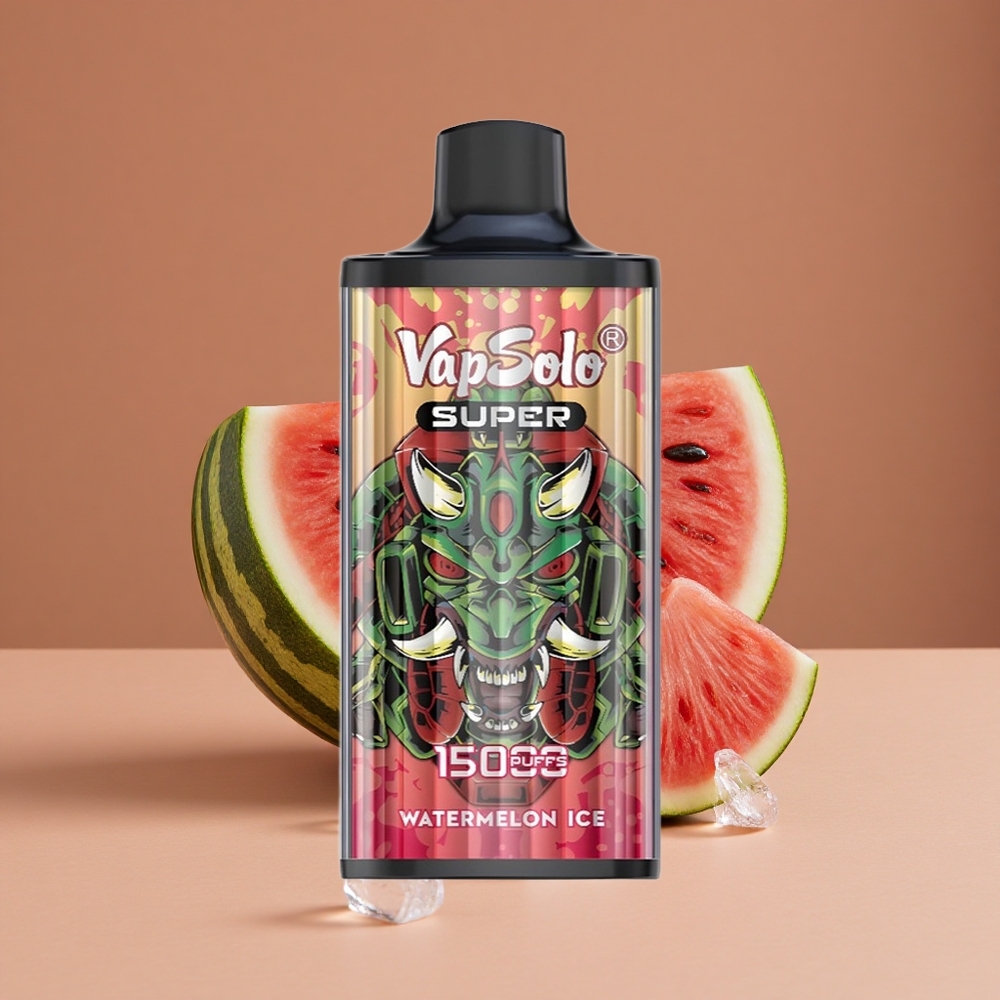 Vapsolo Super 15000 Puffs Vape Desechable Sandía Hielo con 40ml de Líquido