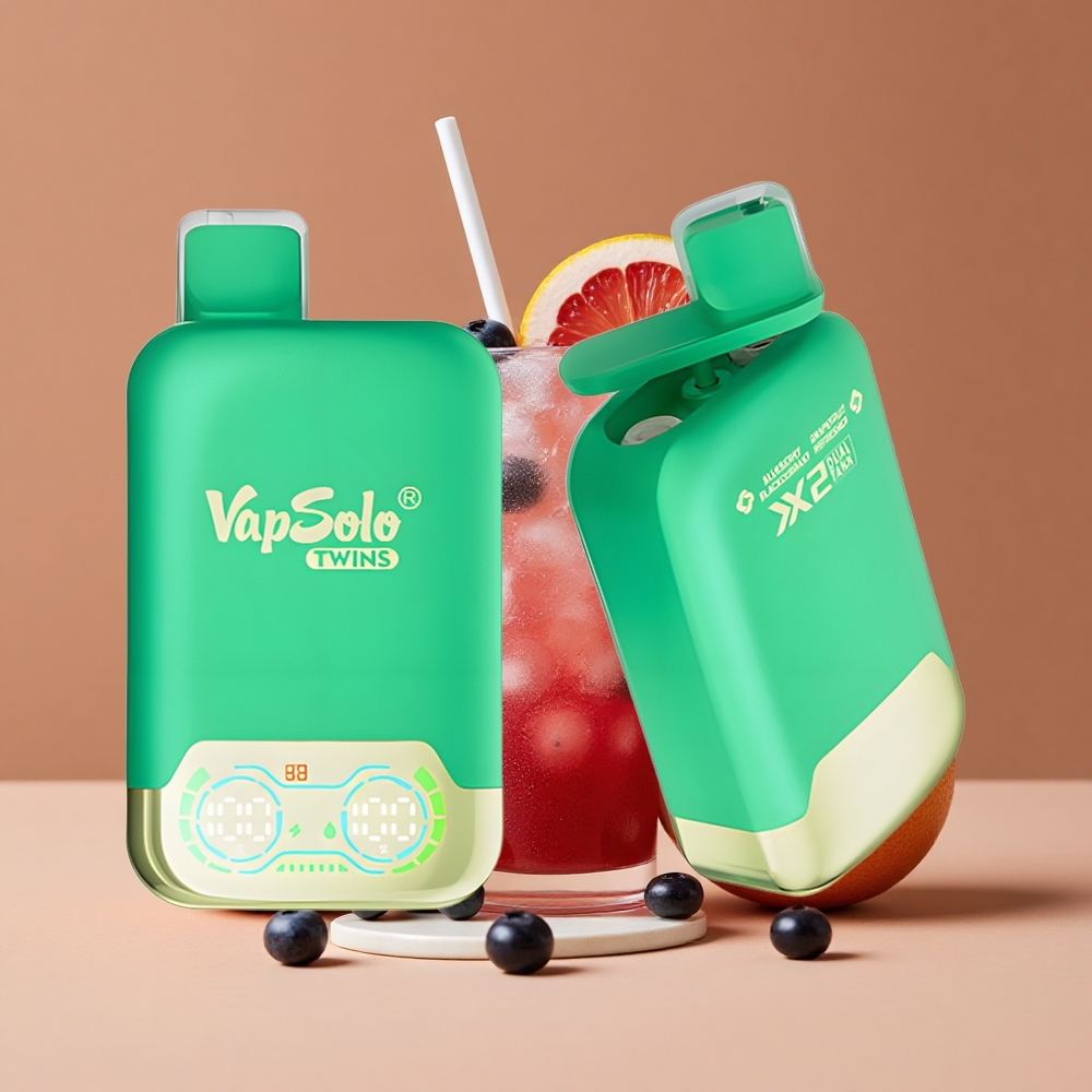 Vapsolo Twins 20000 Puffs 40ml Arándano Azul  Pomelo Refrescante