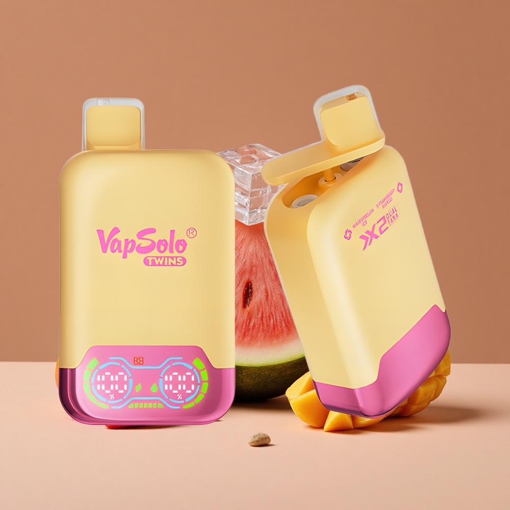 Vapsolo Twins 20000 Puffs E-Líquido 40 ml Sandía Helada  Fresa Mango
