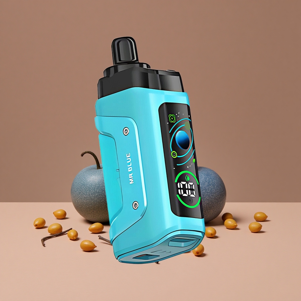 Razz Bar 45000 Puffs Vape Desechable Tipo-C Recargable Mr Azul