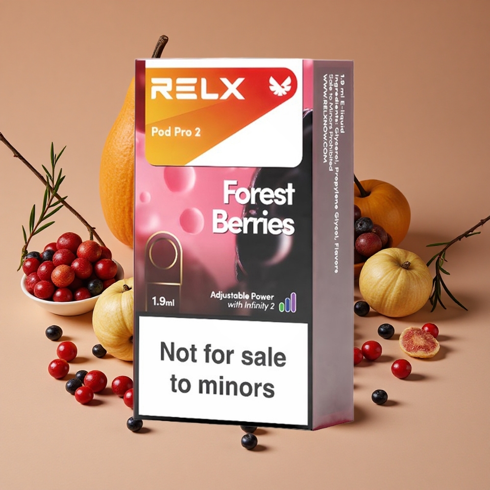 Relx Pod Pro 2 600 Puffs Bayas del Bosque 1.9ml