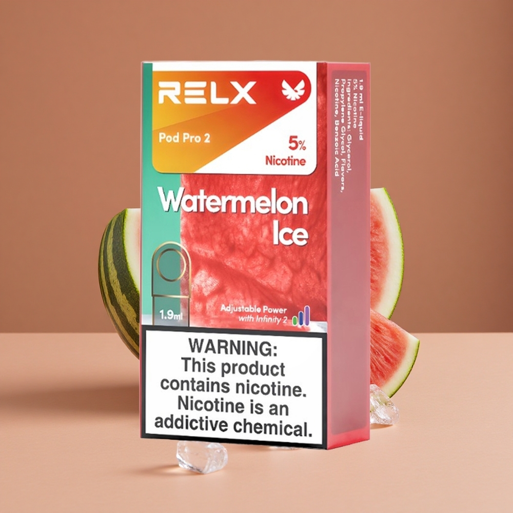 Relx Pod Pro 2 600 Puffs Sandía Helada con 5% Nicotina