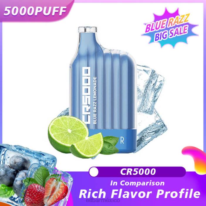 ELF BAR BC5000 Mexico El mejor sabor desechable vape cr5000 blue razz J40L321 limonada azul razz