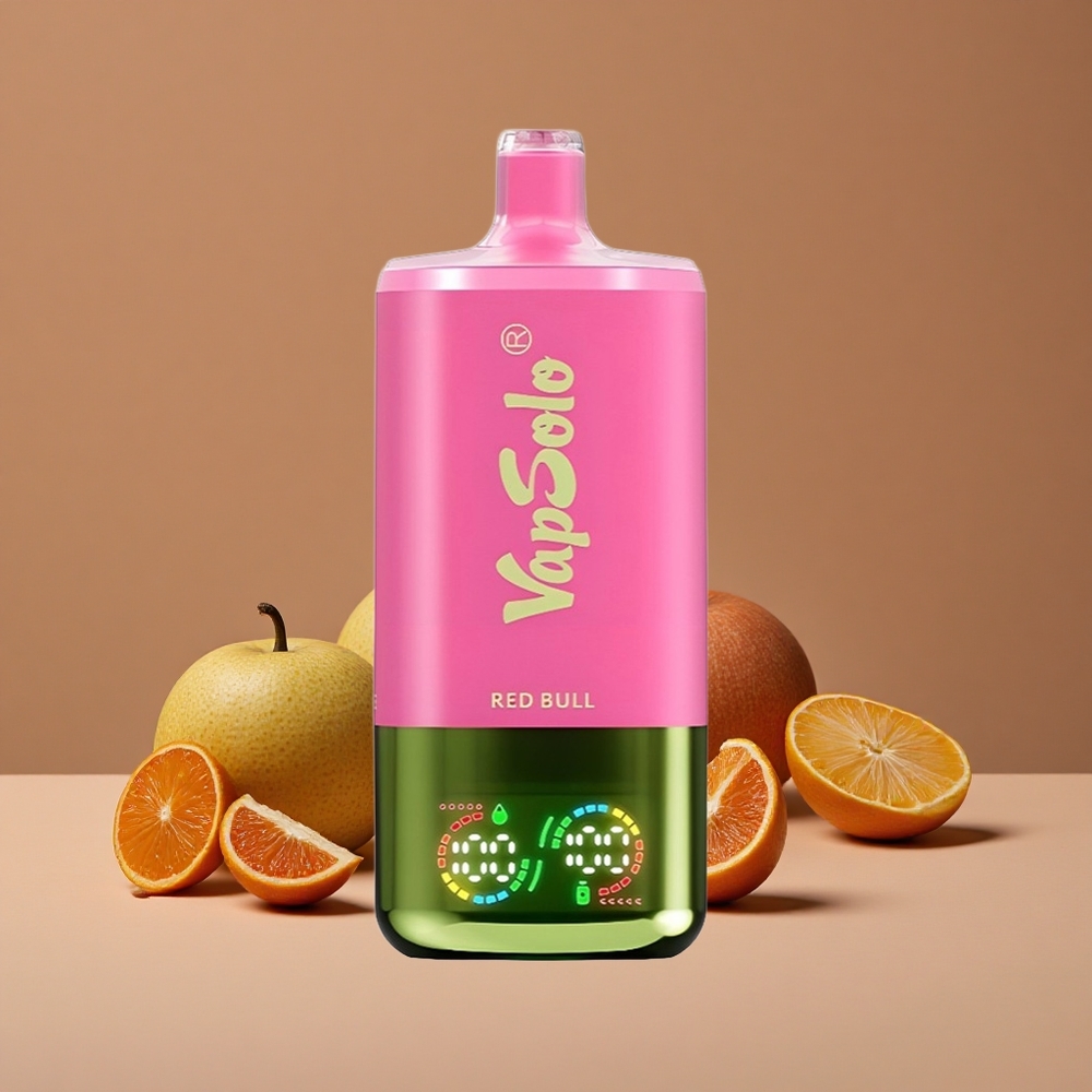VapSolo Triple 30000 Puffs Vape Desechable Toro Rojo con 40ml de E-Líquido