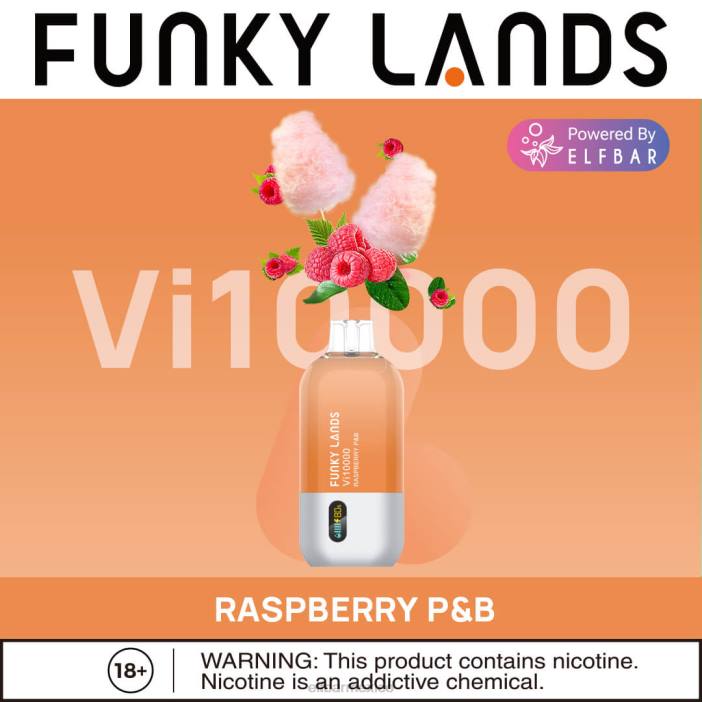 ELF BAR Mexico Funky Lands vape desechable vi10000 bocanadas J40L469 frambuesa pb